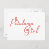 Petaluma Girl T-Shirts Postkarte (Vorne/Hinten)
