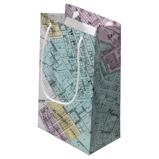 Petaluma, Kalifornien 2 Kleine Geschenktüte (Rückseite Schrägansicht)