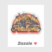 Petaluma, Kalifornien Aufkleber (Blatt)