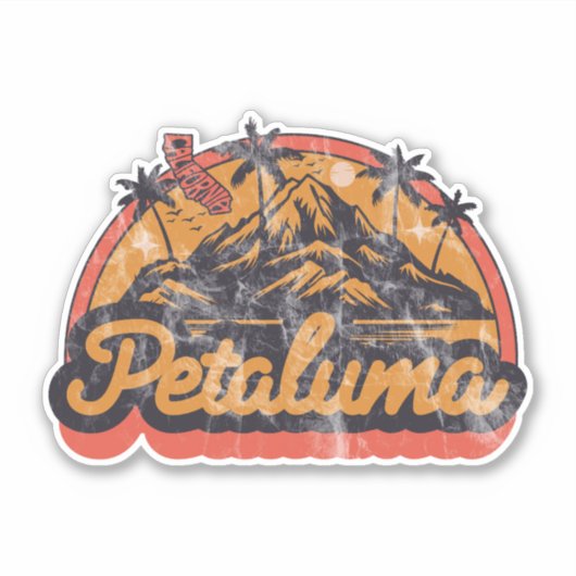 Petaluma, Kalifornien Aufkleber (Vorderseite)