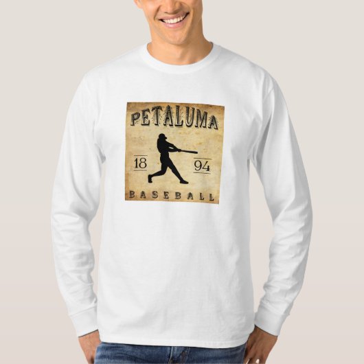 Petaluma Kalifornien Baseball 1894 T-Shirt (Vorderseite)