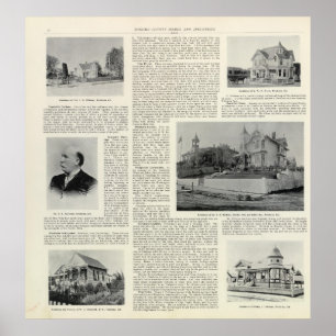 Petaluma-Residenzen, Kalifornien Poster