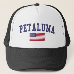 Petaluma US-Flagge Truckerkappe