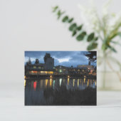 Petaluma Wendebecken an der Nachtpostkarte Postkarte (Stehend Vorderseite)