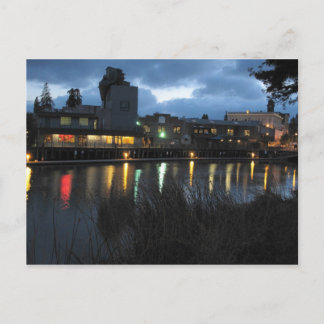 Petaluma Wendebecken an der Nachtpostkarte Postkarte