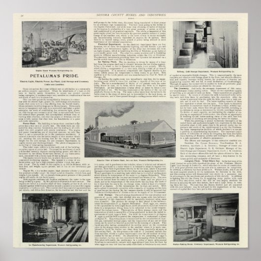 Petalumas Stolz, Kalifornien Poster (Vorne)