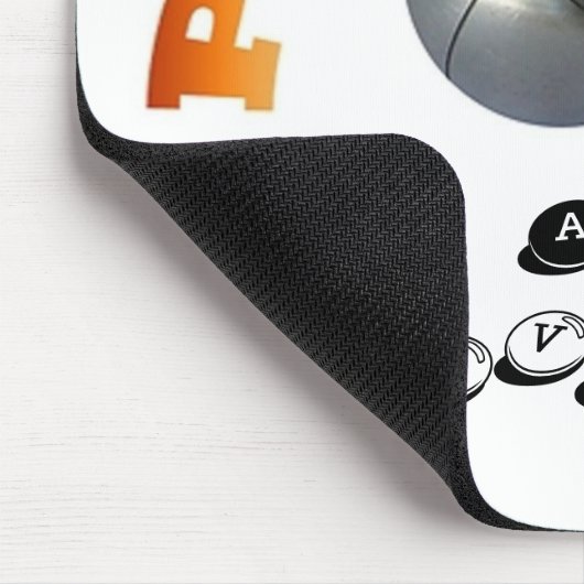 Petanque bei der Arbeitsgestaltung Mousepad (Ecke)