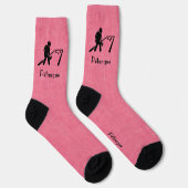 Pétanque, Boules, Schwarzes Icon, Rot Socken (Rechts)