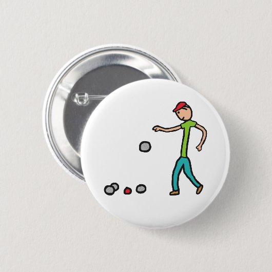 Petanque Button (Vorne & Hinten)