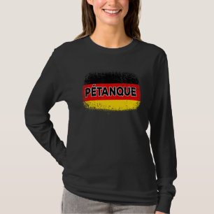 Pétanque deutscher Flagge Spieler Boule Bocce Bocc T-Shirt