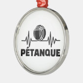 Petanque-Frequenz Ornament Aus Metall (Links)