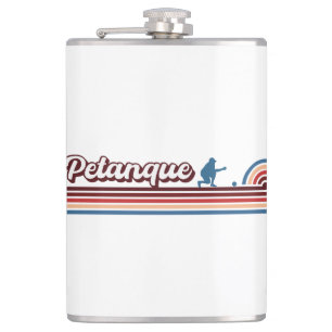 Petanque Geschenke, Petanque Lover, Petanque Playe Flachmann