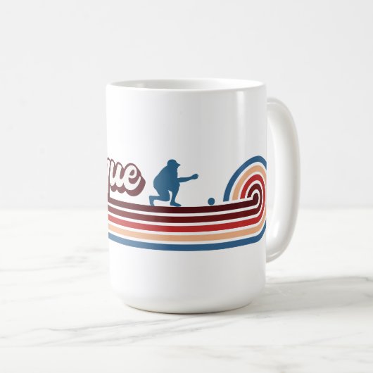 Petanque Geschenke, Petanque Lover, Petanque Playe Kaffeetasse (VorderseiteRechts)