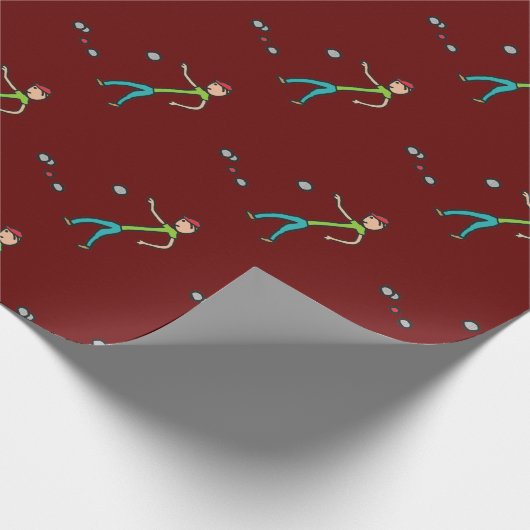 Petanque Geschenkpapier (Ecke)