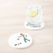 Petanque Getränkeuntersetzer (Seite)