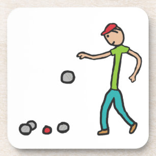 Petanque Getränkeuntersetzer