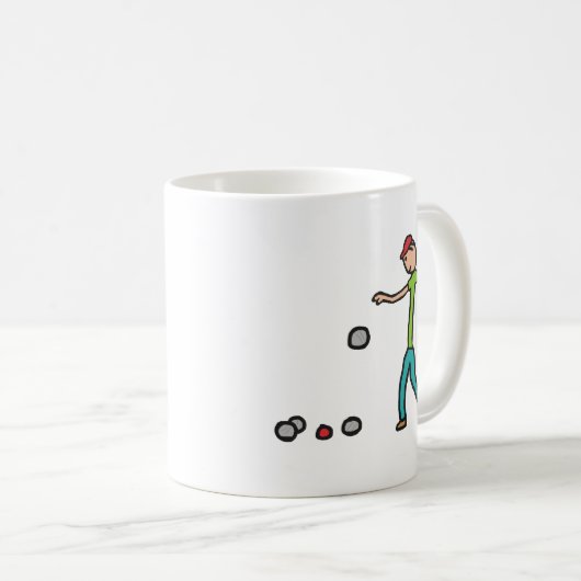 Petanque Kaffeetasse (VorderseiteRechts)