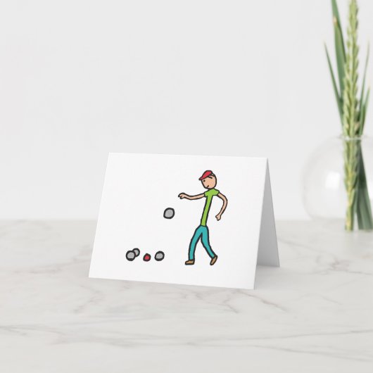 Petanque Karte (Vorderseite)