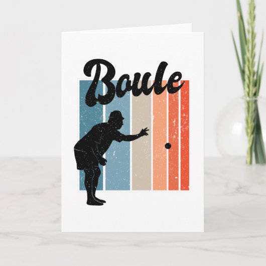 Petanque Karte (Vorderseite)