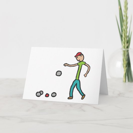 Petanque Karte (Vorderseite)