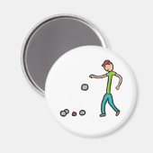 Petanque Magnet (Vorderseite/Rückseite)