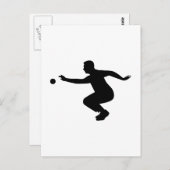 Petanque Postkarte (Vorne/Hinten)