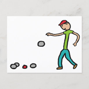 Petanque Postkarte