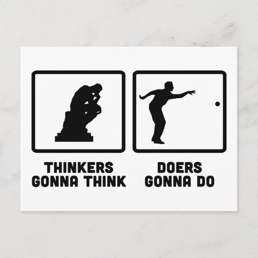 Petanque Postkarte (Vorderseite)