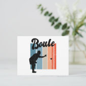 Petanque Postkarte (Stehend Vorderseite)