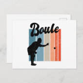 Petanque Postkarte (Vorne/Hinten)