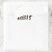 Petanque Runder Aufkleber (Tasche)