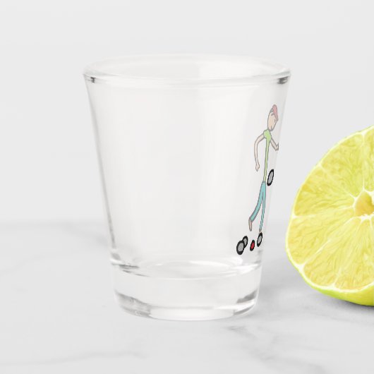 Petanque Schnapsglas (Links)