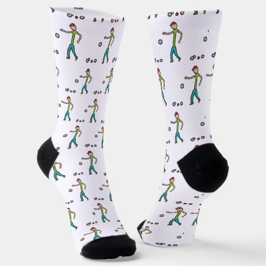 Petanque Socken (Gewinkelt)