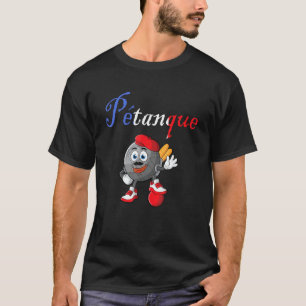 Petanque Spiel lustige Männer Bocce Ball Team Boul T-Shirt