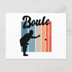 Petanque-Spiel Postkarte