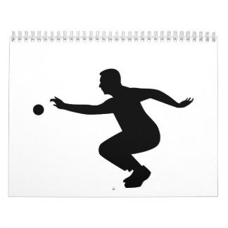 Petanque Spieler Kalender