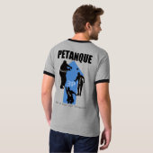 Petanque T - Shirt 01 (Schwarz voll)