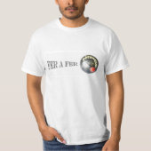 Petanque T - Shirt "Fer ein Fer " (Vorderseite)