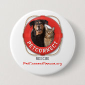 PetConnect Rettung Button (Vorderseite)