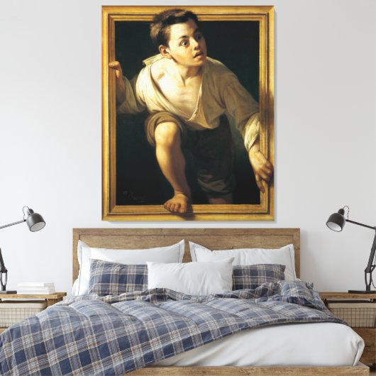 Pete Borrell del Caso entkommt Kritik Leinwanddruck (Insitu (Schlafzimmer))