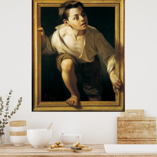 Pete Borrell del Caso entkommt Kritik Poster (Küche)