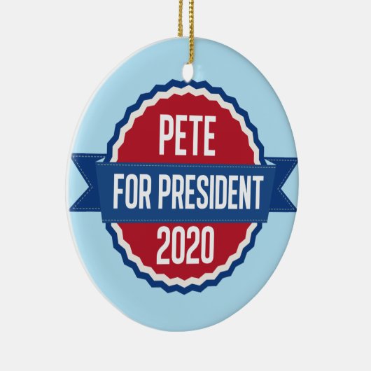 Pete Buttigieg für Präsident 2020 Keramik Ornament (Rechts)