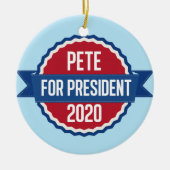 Pete Buttigieg für Präsident 2020 Keramik Ornament (Vorne)