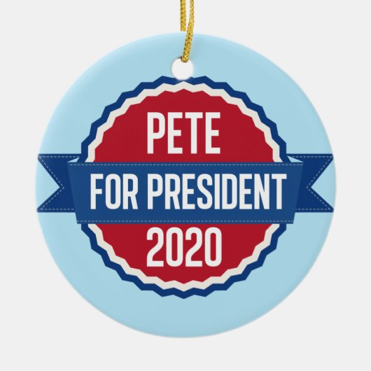 Pete Buttigieg für Präsident 2020 Keramik Ornament (Vorne)