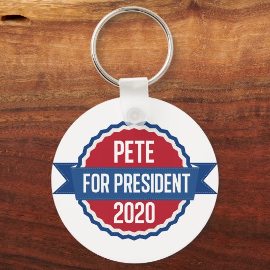 Pete Buttigieg für Präsident 2020 Schlüsselanhänger (Vorderseite)