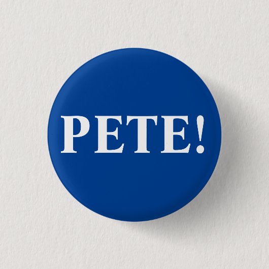 Pete! Button (Vorderseite)