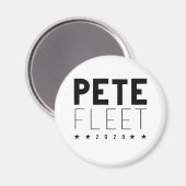Pete Fleet 2020 Magnet (Vorderseite/Rückseite)