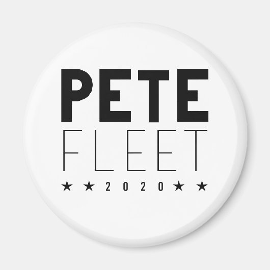 Pete Fleet 2020 Magnet (Vorne)