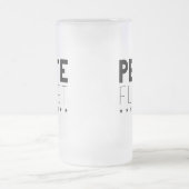 Pete Fleet 2020 Mattglas Bierglas (Mittel)