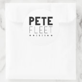 Pete Fleet 2020 Runder Aufkleber (Tasche)